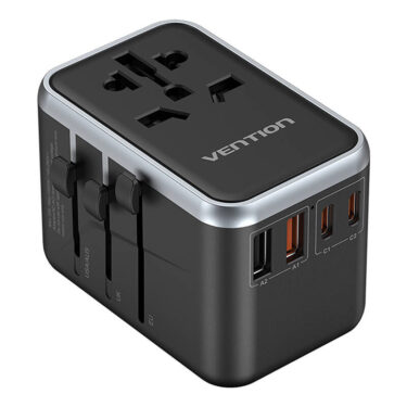 Vention FJFB0 GaN Reiseadapter 65W Universell kraftig lader