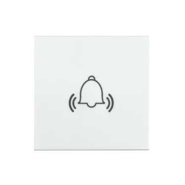 SG Ringeklokke Bryterknapp Symbol Hvit
