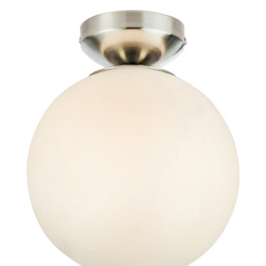 Markslöjd STINTINO Rund Taklampe E14 Hvit/Satin Nikkel IP44