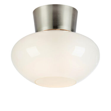 Markslöjd MALAGA Taklampe Bad E27 Hvit/Satin Nikkel