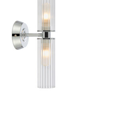 Markslöjd RIMINI Baderom Vegglampe 2xG9 Klar/Krom IP44
