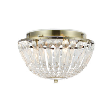 Markslöjd ESTELLE Antikk Messing Taklampe 3xG9 IP44