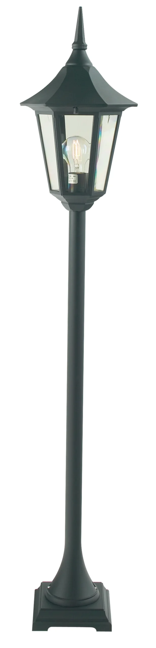 Norlys Modena 304 Blomsterstolpe E27 IP44 – Sort