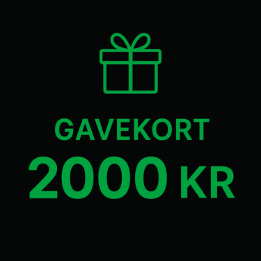 Gavekort 2000kr