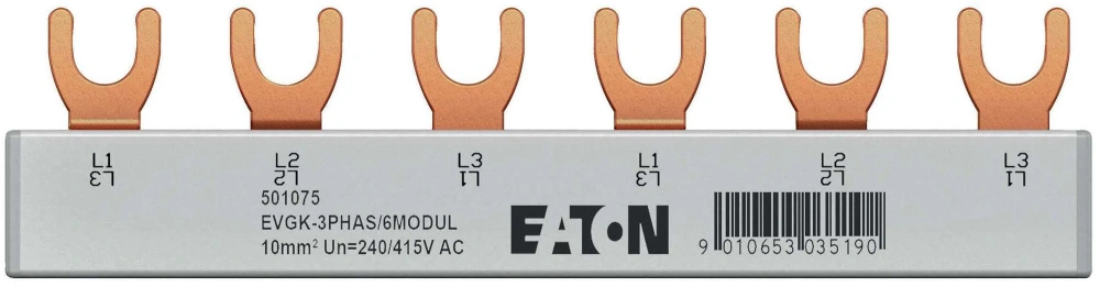Eaton Samleskinne 3 Fas 6 Modul 10 MM²