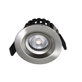 R-Line Downlight Børstet Stål 6W 2700K IP44