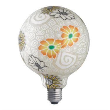Dekor Globepære Blomst 125mm E27 1.6W 2700K