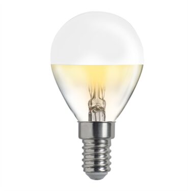 Hidden Light toppforspeilet klot hvit E14 4W 2700K dimbar