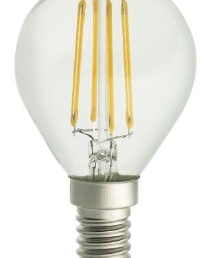 LEDISON klot klar E14 varmt lys 4W 2700K dimbar