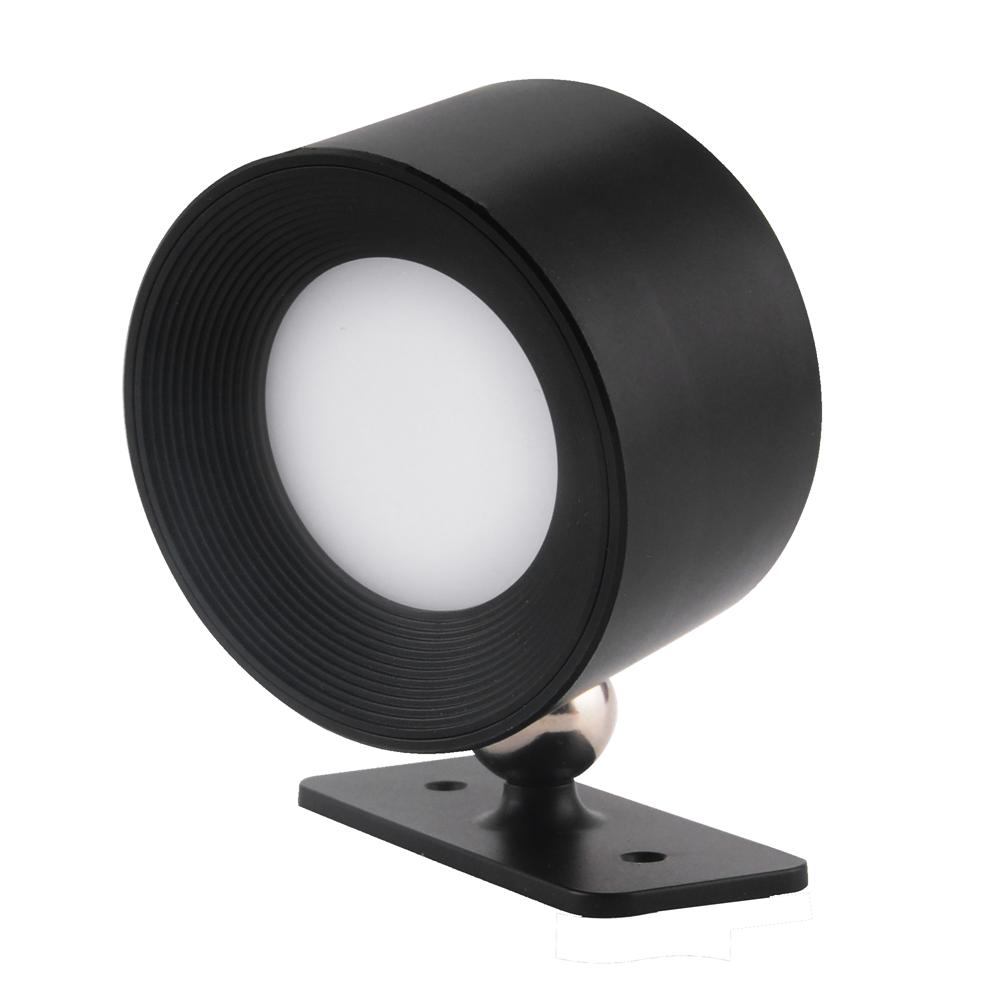 Oppladbar vegglampe LED sort dimbar Batteri