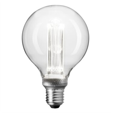 Unison Globe LED E27 G100 Klar 2,5W 3000K Dimbar