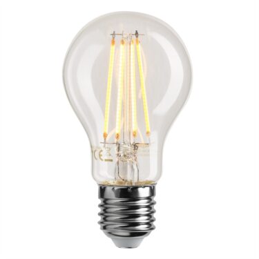 Unison LED Pære E27 Sensor 7W 2200K Klar – Skumringslys