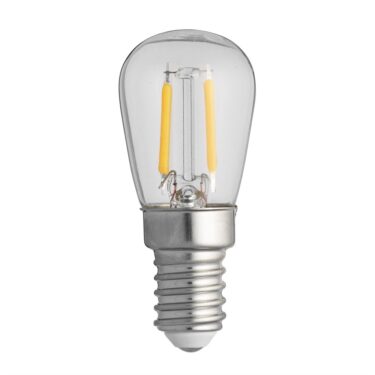 Unison LED Pære Klar E14 0.8W 2200K Dimbar – Ekstra Varmt Lys