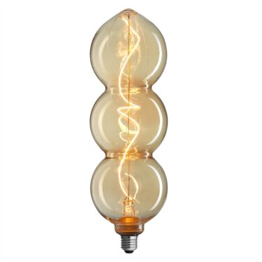Unison TRIPLE Gold E27 4W 1800K – 3-stegs dekorpære