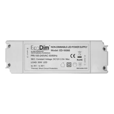 EcoDim LED Driver 12V DC 0–30W ED-10066