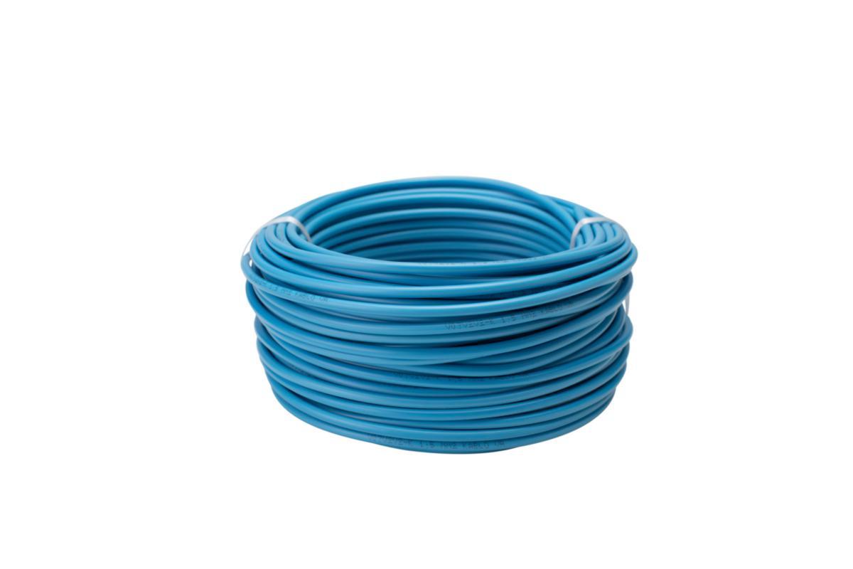 RKK 2.5mm² Blå kabel 1-50M (Metervare) Dobbeltisolert