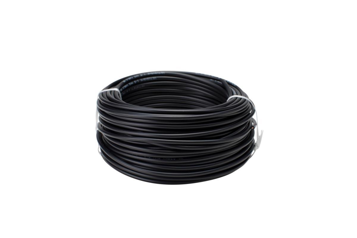 RKK Sort kabel 1.5mm² Dobbeltisolert 50M Rull