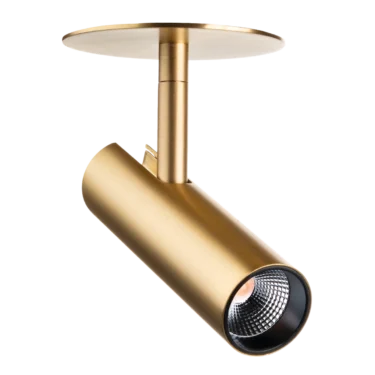 SG Tube Micro R Downlight Messing 15W 2700K