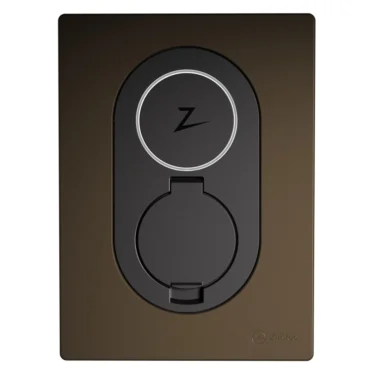Zaptec Go Frontdeksel Tre Brun – Designdeksel