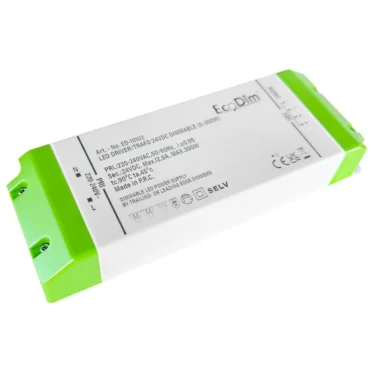 EcoDim LED trafo 24V DC Dimbar 0–300W ED-10102