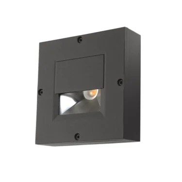 SG Callisto Fasadebelysning IP65 Square Grafitt 3W 3000K