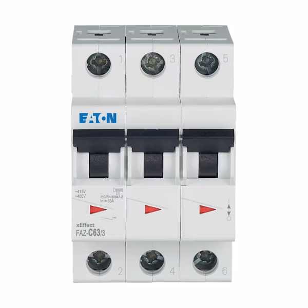 Eaton automatsikring 63A 3-pol C-kar FAZC633