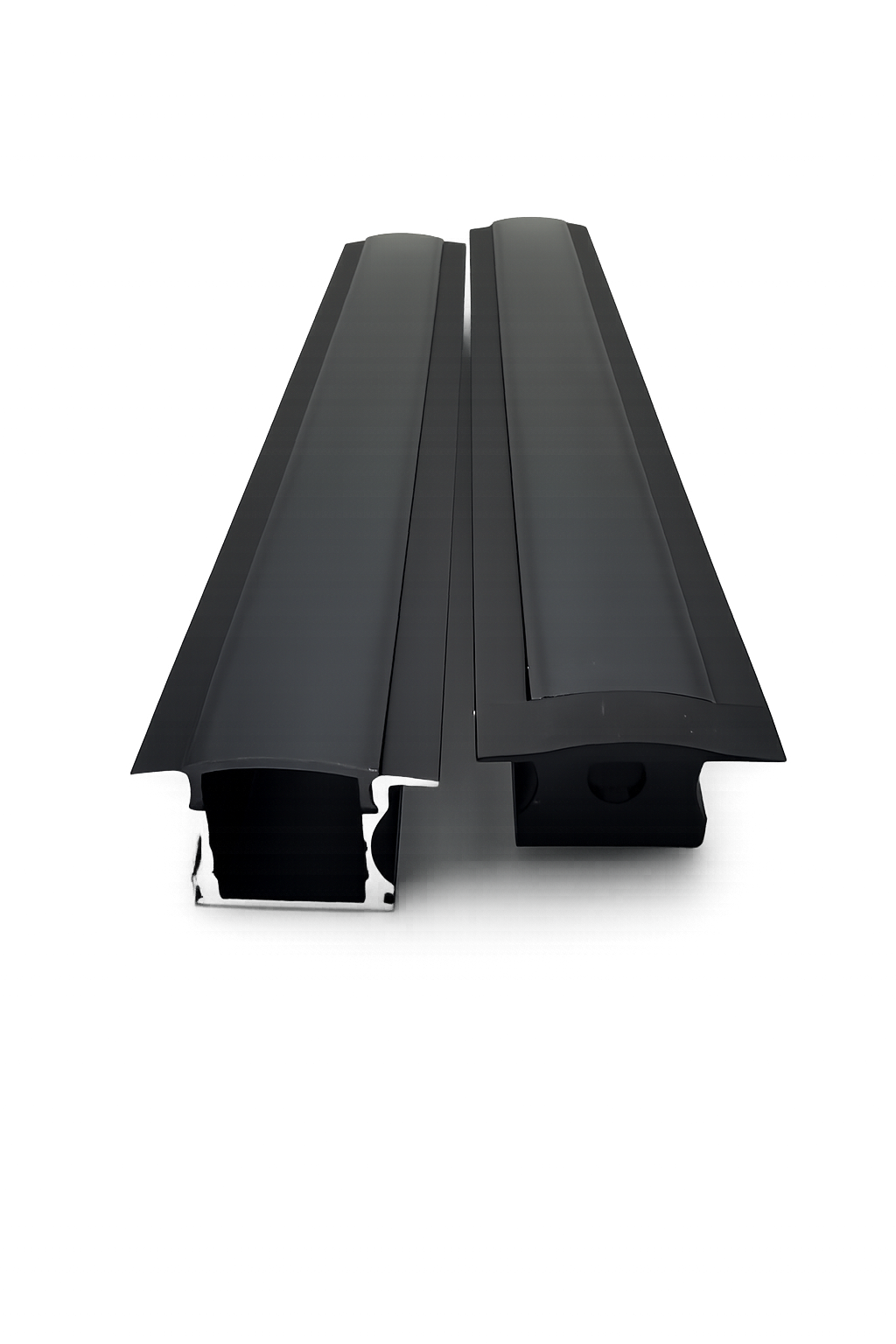 NP 2515 Sort Aluprofil LED Stripe 25x15mm 2M