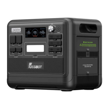 FOSSiBOT F2400 bærbar kraftstasjon 2400W Sort