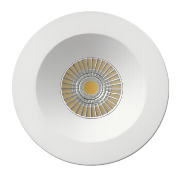 R-Line Elara 2700K Downlight 8W IP44 Matt Hvit