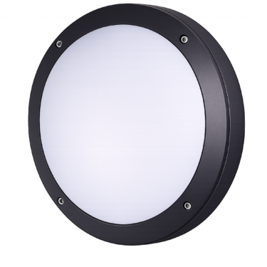 R-Line Malaga Vegg-Takarmatur 15W 3000K IP65 Sort