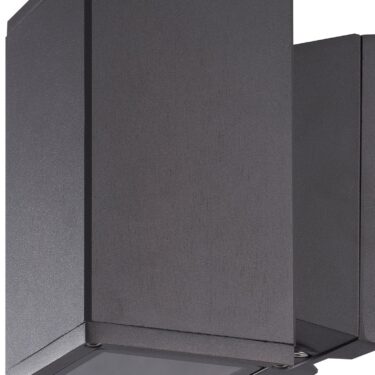 R-Line Milano Vegglampe Opplys 1x6W GU10 2700K IP54 Grafitt