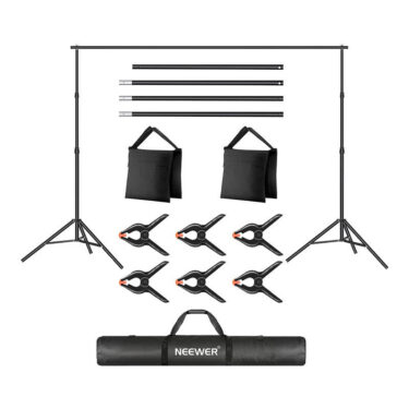 Neewer Bakgrunnsstativ Kit – Justerbart Stativ for Foto & Stream