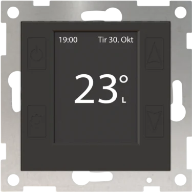 CTM Lyng mTouch One 2-Pol Termostat Sort