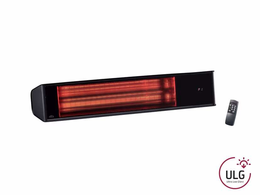 Frico Relax Glass Infravarmer 2000W WiFi IP65 Sort