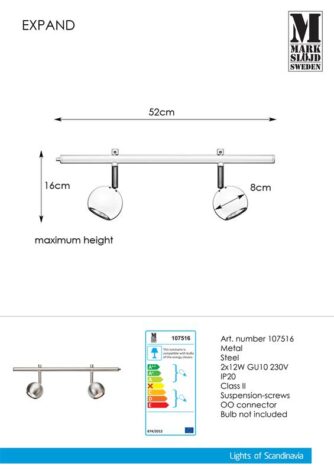 EXPAND-Spot-2L-50cm-Gu10-Round-Steel-3