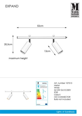 EXPAND-Spot-2L-50cm-Gu10-Cylinder-White-3