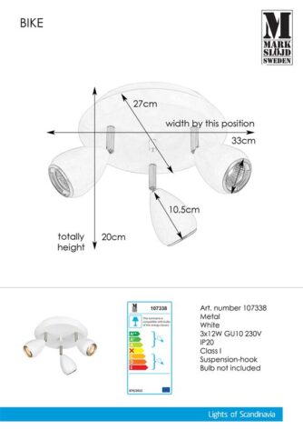 BIKE-Ceiling-3L-White-3