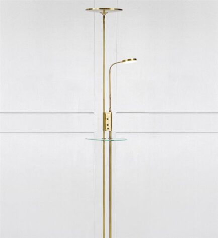 FRIEND-Uplight-2L-LED-Antique-Brass-USB-2