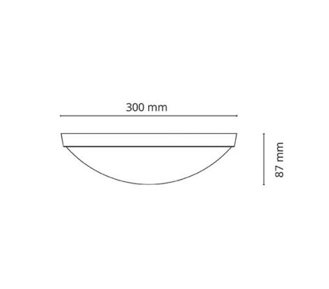 Orion-Matt-hvit-10W-LED-3000K-1
