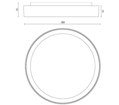 Disc-290-Hvit-17W-LED-2700K-2