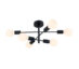 Cross Taklampe 6-Lys E27 Sort