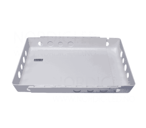 R-Line Lavtbyggende Downlightkasse 48MM Justerbar m/k-rørfeste