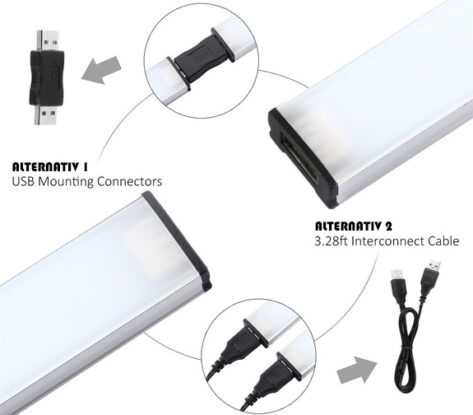 LED lyslist alternativ kobling