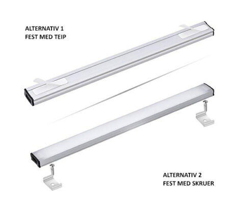LED lyslist med touch dimmer 5