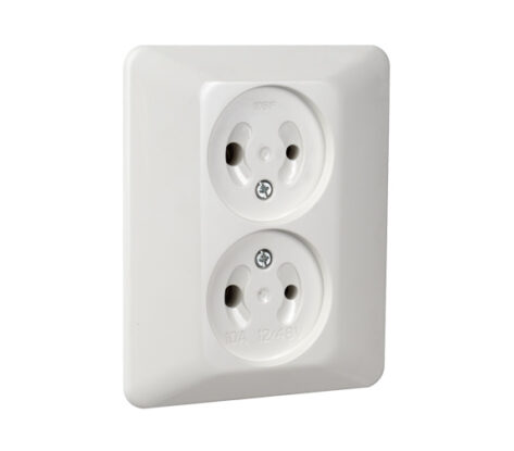 Stikkontakt Dobbel Innfelt 12V Elko 1