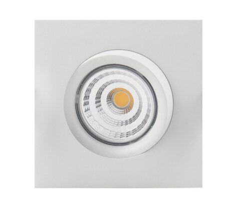 Zorro LED Downlight Firkant WarmDim 9W 360 Tilt IP44 Hvit