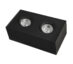 utenpaliggende downlight dobbel sort