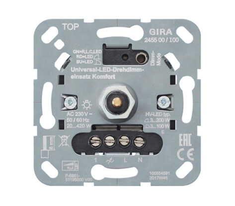 System 3000 LED dimmer universal trykk vri komfort