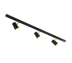 Trackline Conic Spotskinne 1 meter Sort og Gull