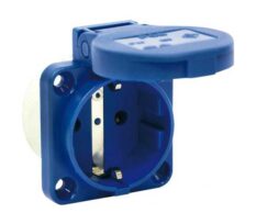 Stikkontakt Enkel Innfelt IP54 Industri